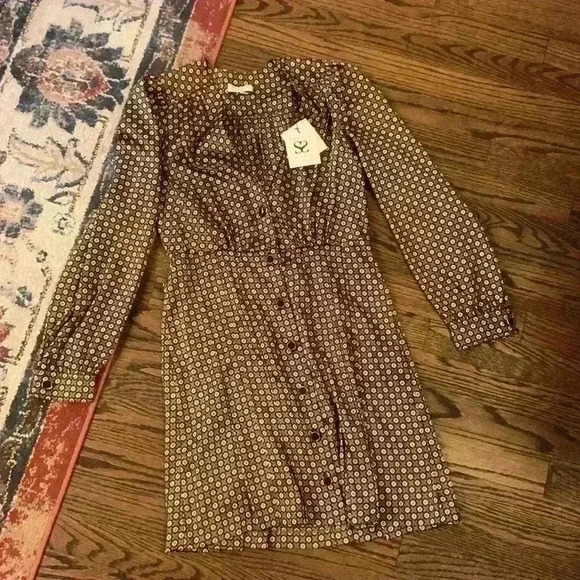 Sandro Print Dress NWT - Picture 6 of 6